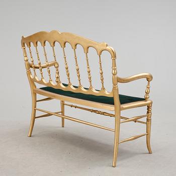 SOFFGRUPP, 5 delar, "Chiavari", tidigt 1900-tal.