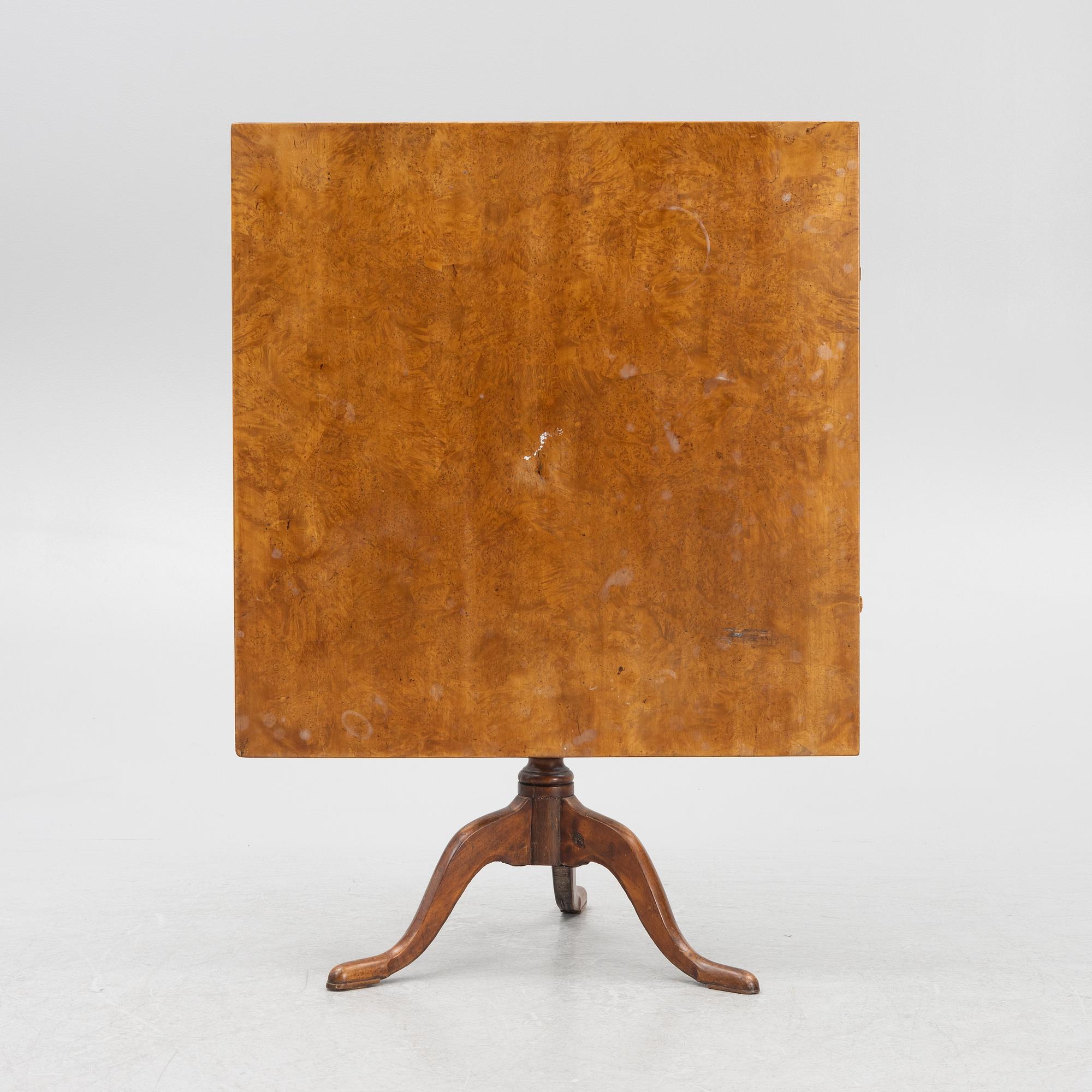 Fällbord, 1800-tal.
