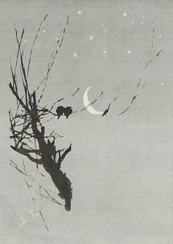 Bruno Liljefors, Birds on a branch.