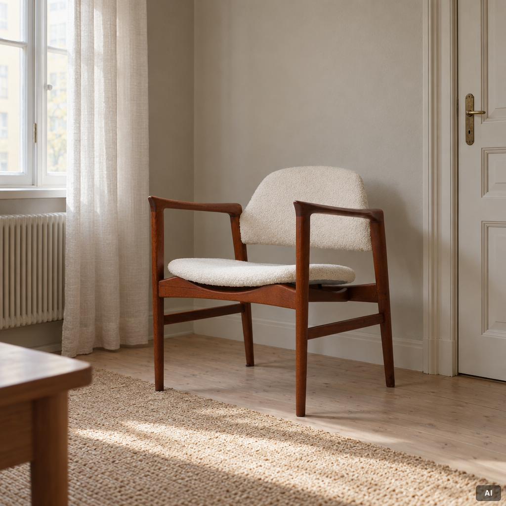 Ib Kofod-Larsen, Armchair, “Bo”, Olof Persson Möbler, Jönköping, 1950s/60s.