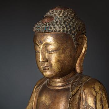 BUDDHA, brons. Mingdynastin (1368-1644).