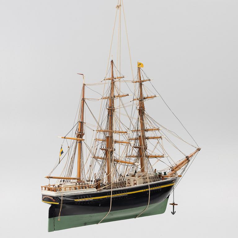 Skeppmodell, 1900-talets mitt.