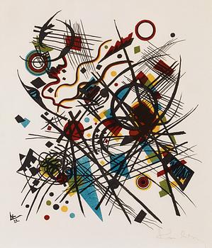 376. Wassily Kandinsky, "Lithographie für die vierte Bauhausmappe".
