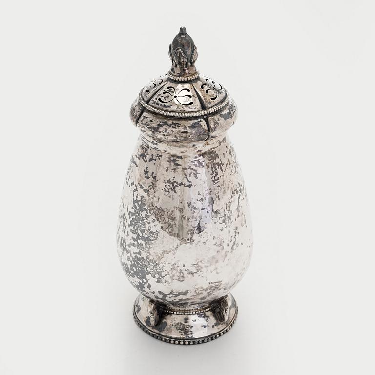 Sockerruska, silver, Thorvald Nielsen Meier, Köpenhamn, Danmark, 1920.