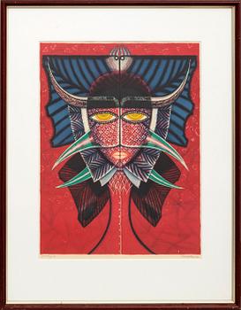 Max Walter Svanberg,  lithograph signed dated and numbered provtryck.