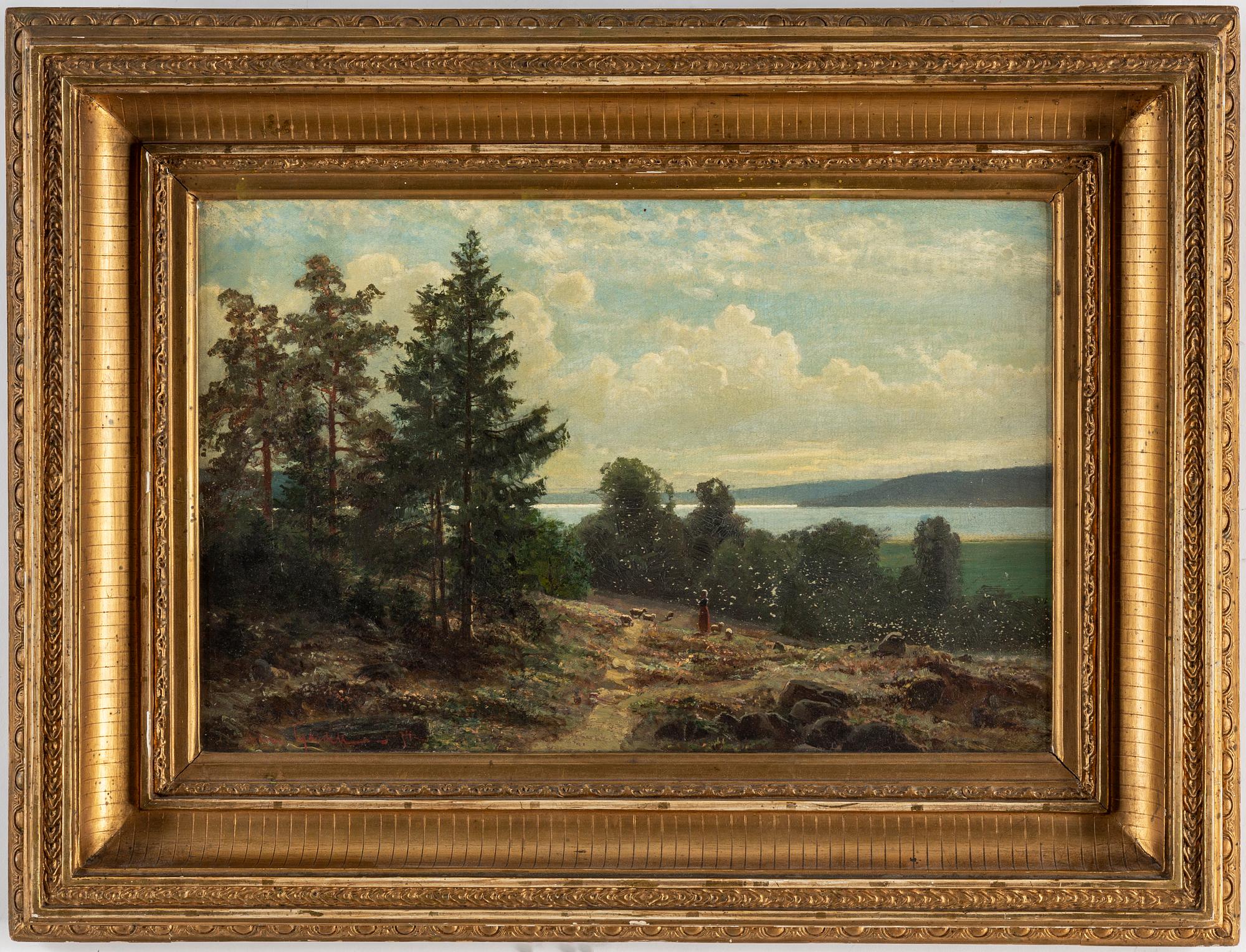 ANNA GARDELL-ERICSON, oil on canvas, signed and dated -74?.