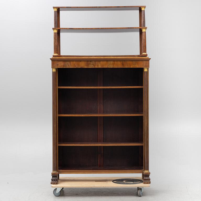 Bookcase, Empire style, early 20th Century.