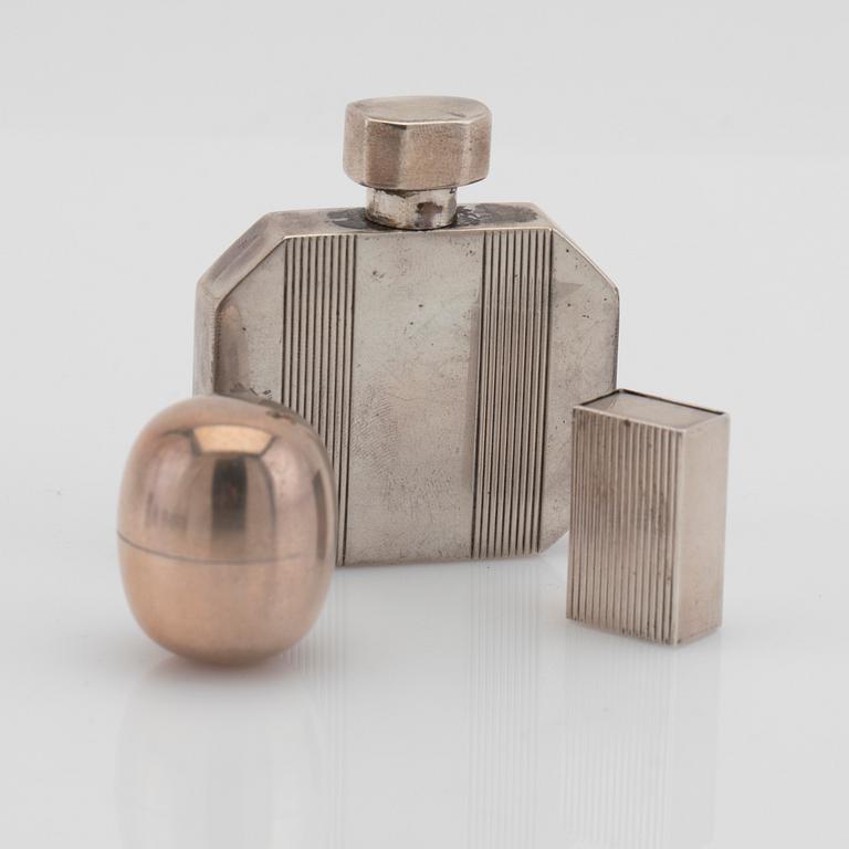 Parti, silver, 11 delar, bl.a. Elon Arenhill, Stockholm, 1960.