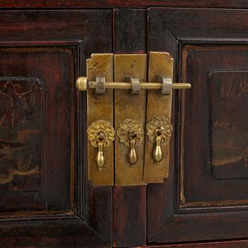 A cabinet, China, late Qing dynasty 19th and Europe, 19th/20th century.
