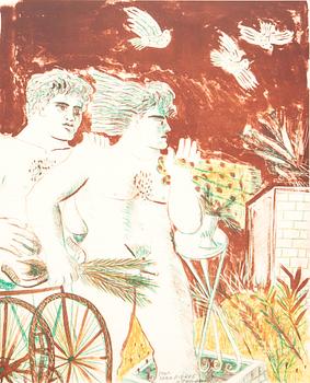 Alexandre Fassianos, Deux hommes nu.