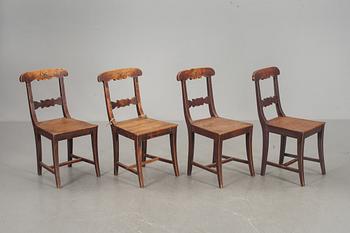 STOLAR, 4 stycken, 1800-talets andra hälft.