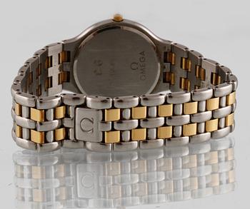 KLOCKA, Omega, guld på stål, 1990-tal.