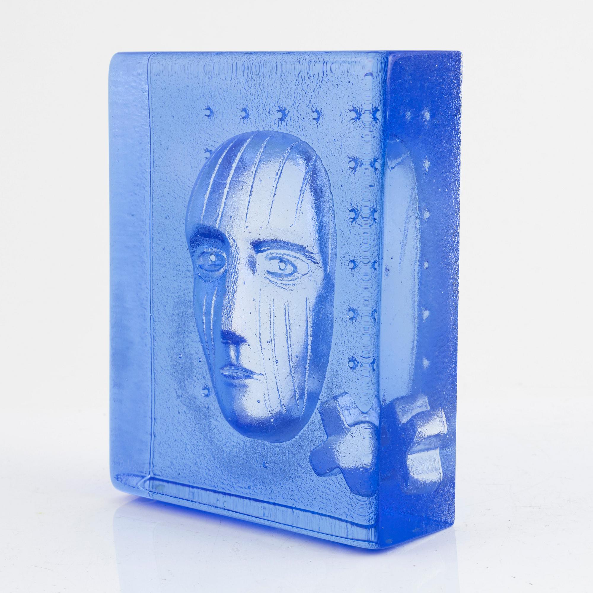 Bertil Vallien, skulptur, glas, Kosta Boda, Limited Edition.