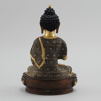 BUDDAH, metall, orientalisk,modern tillverkning.
