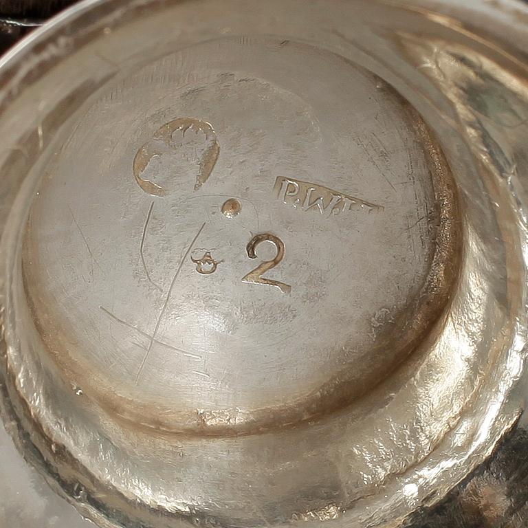 KÅSA, silver, Per Wilhelm Hanngren, Falun, (1796-1815). Vikt 57 gram.