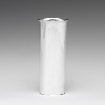 Sigurd Persson, a sterling silver vase, Stockholm, 1963, executed by Johann Wist.