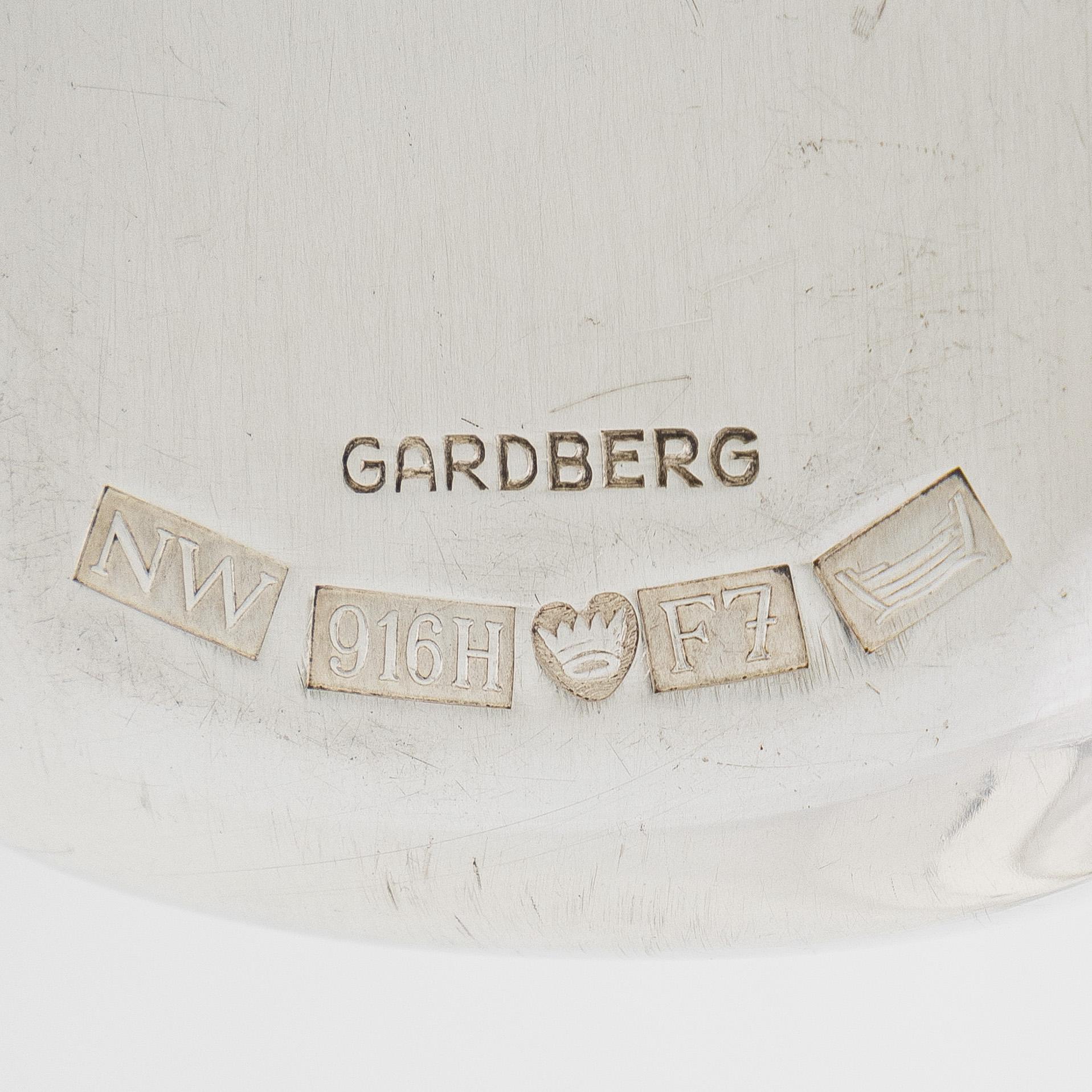 Bertel Gardberg, A silver and rosewood sauce jug, Eino Westerback, Helsinki, 1959.