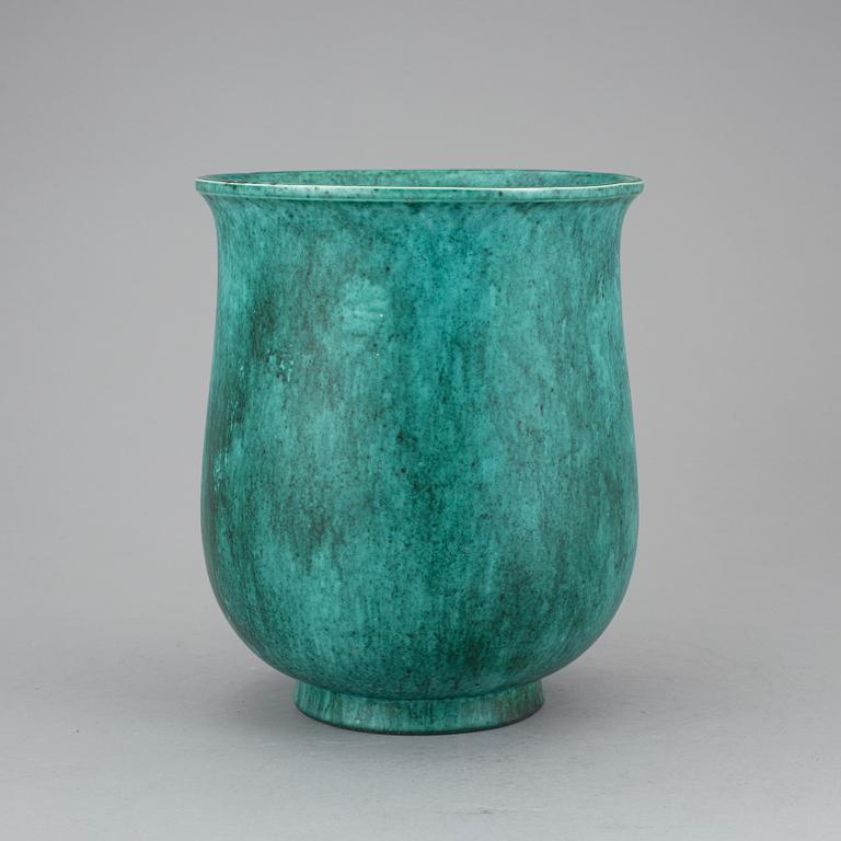 URNA / VAS, flintgods, Wilhelm Kåge, Gustavsberg, 1930-tal.