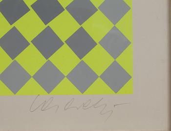VICTOR VASARELY, färgserigrafi, signerad och numrerad 245/250.