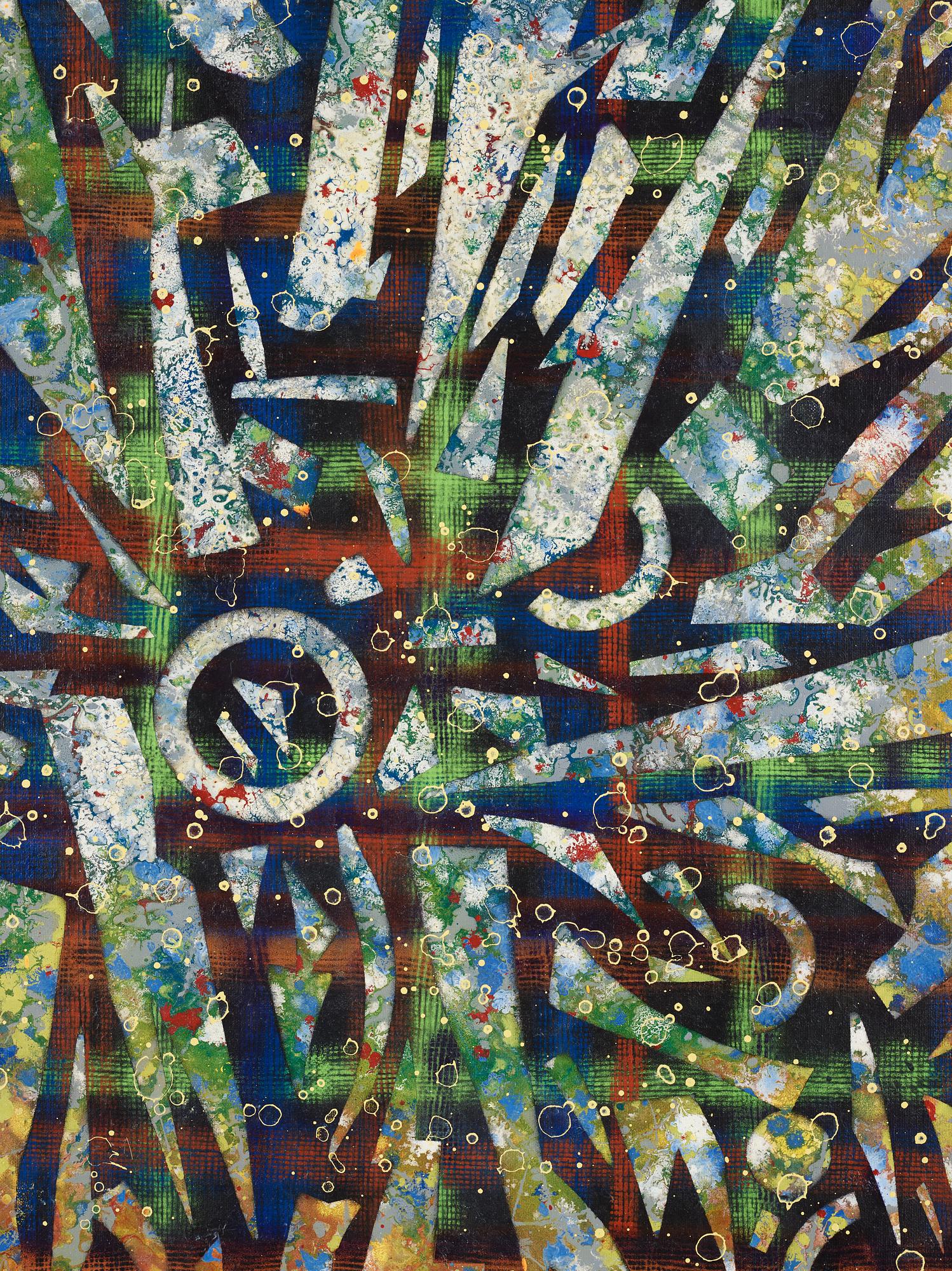 Alfred Boman, mixed media on canvas in artist's frame, signed and dated 2013 verso.