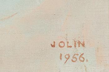 Einar Jolin, olja på duk, signerad och daterad 1956.