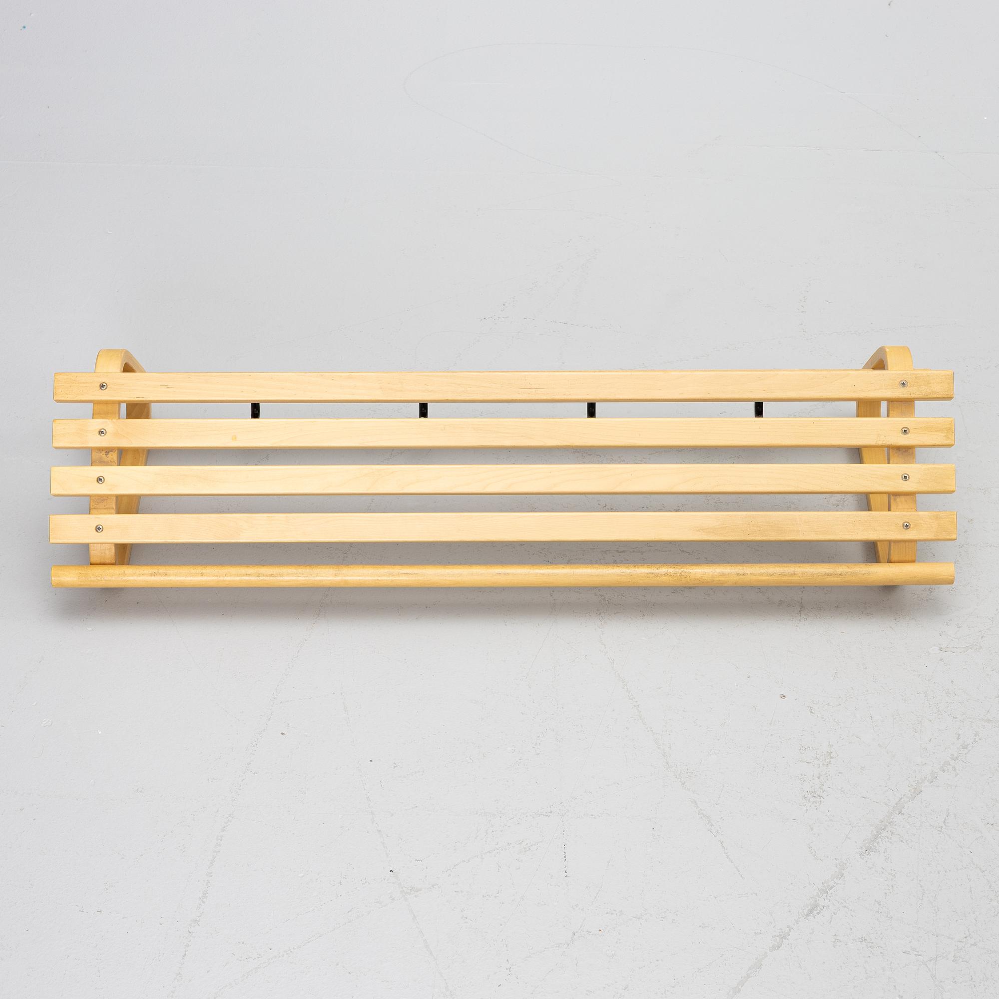 Alvar Aalto, Hat rack, model 109, Artek, Finland 21st century.
