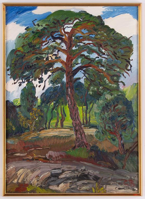 Göran Brunius,  oil on canvas, signed,