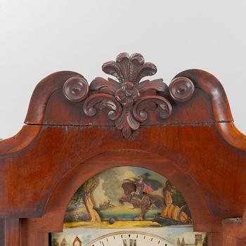 A longcase clock by J. Griffith, Carnarvon, England, first half of the 19th Century.