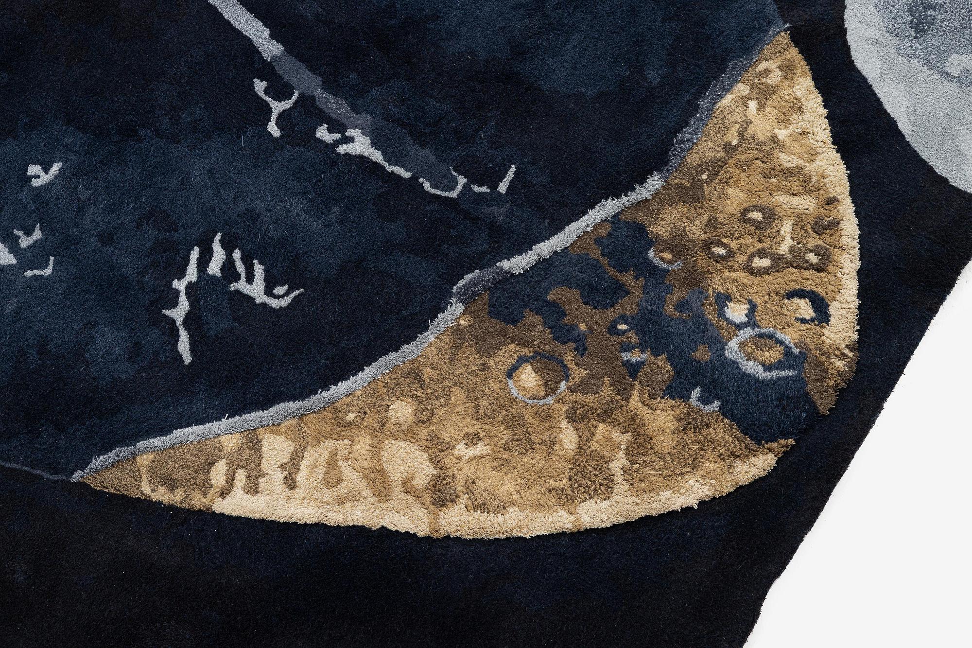 Denise Grünstein, matta "Halo", handtuftad, ca 285 x 269 cm, Ferreira de Sá, Portugal.