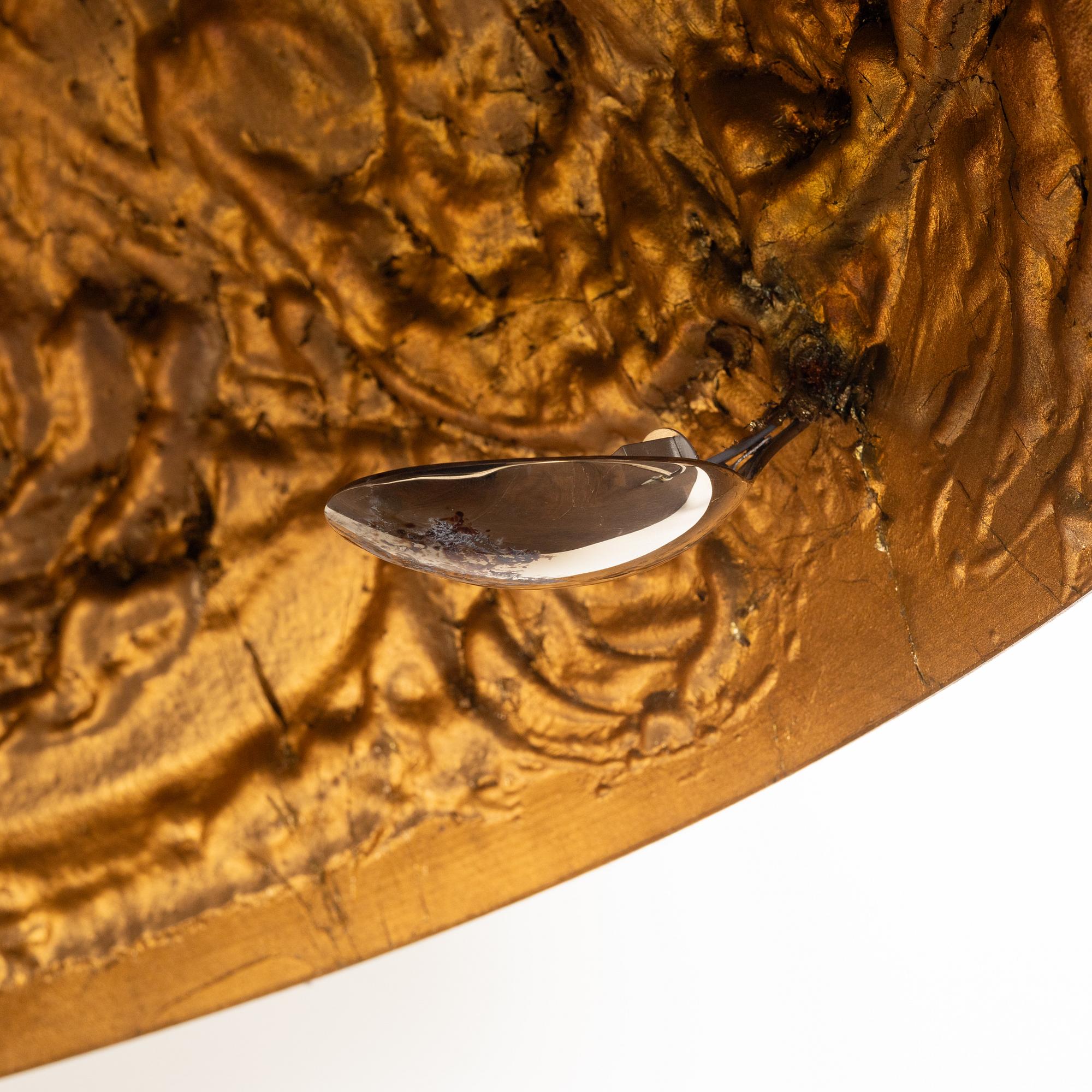 Enzo Catellani, ceiling lamp, "Stchu-Moon", Catellani & Smith, Italy, contemporary.
