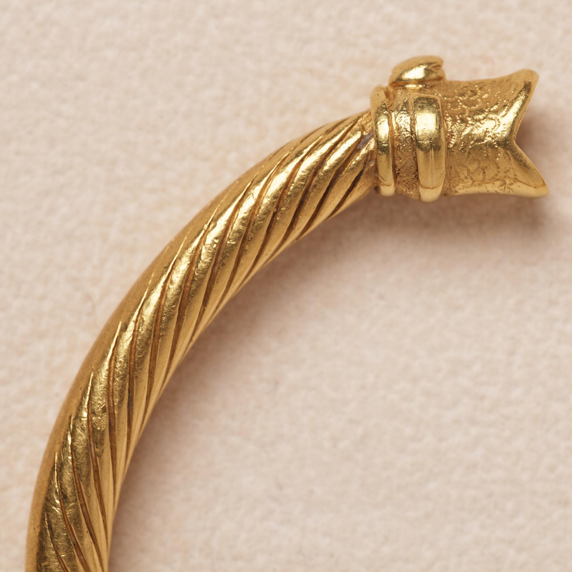 Armring, guld, Greko-Romersk-stil, sannolikt sentida.