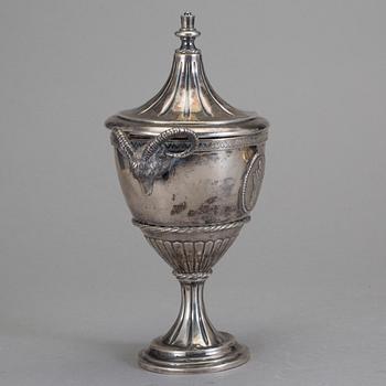 LOCKPOKAL, silver, LL & Co, Stockholm, 1891, ca 328 gram.