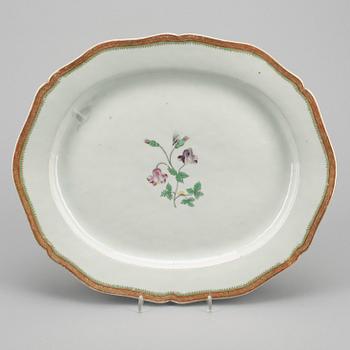 STEKFAT, porslin, Qing dynastin, Qianlong (1736-95).