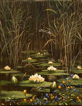 ROALD HANSEN, oil on canvas, signed.