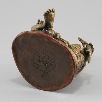 BUDDHAFIGUR, orientalisk, 1900-talets början.