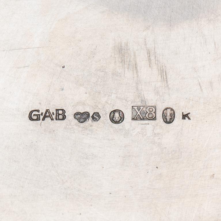 BÄGARE, silver, GAB, 1948, vikt ca 410g.