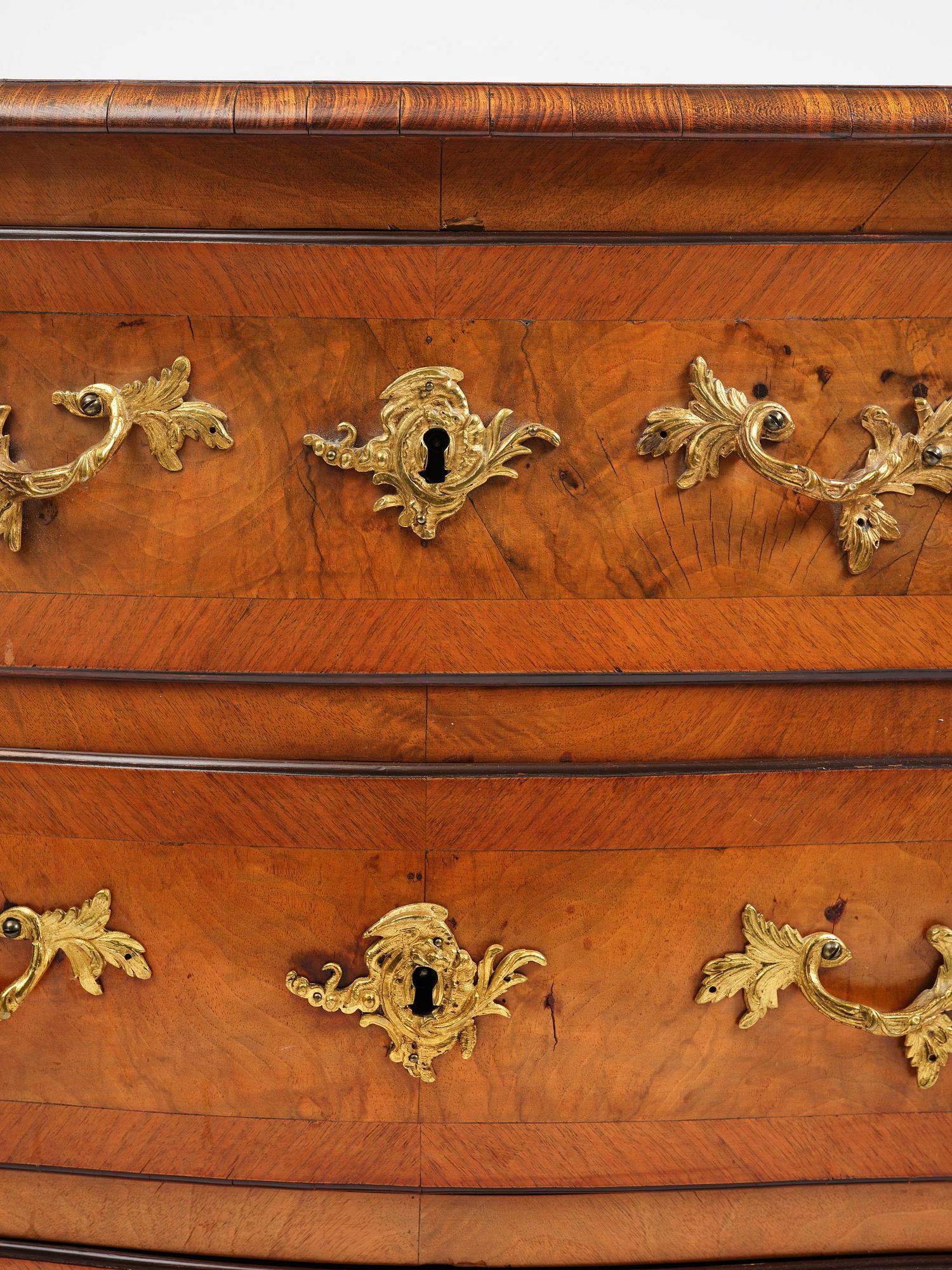 Byrå, Stockholmsarbete, 1700-talets senare del, Rokoko.