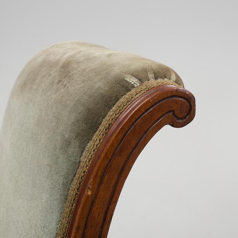 A set of 9 pieces of furniture, probably France and mid 19th century.