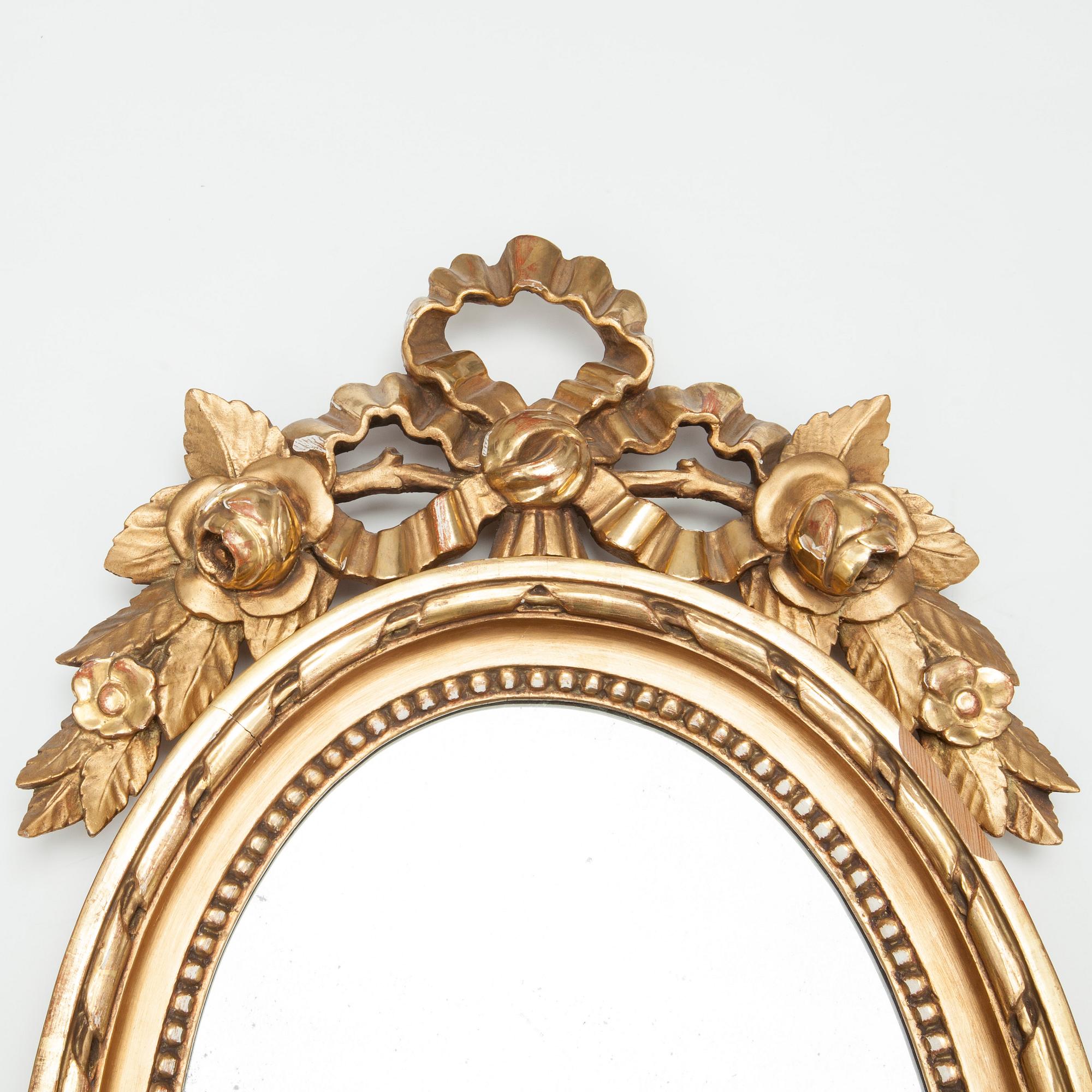 SPEGELLAMPETTER, ett par, gustaviansk stil, 1800-tal.