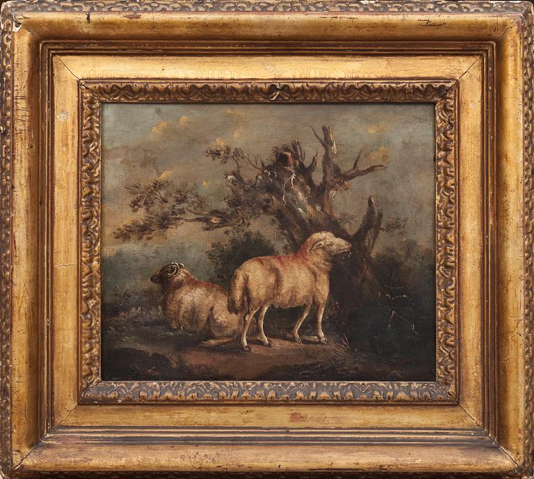 OKÄND KONSTNÄR, olja på duk. England, 1700/1800-tal.