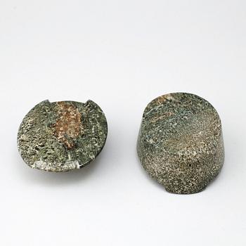 A swedish marble box, 19th century.