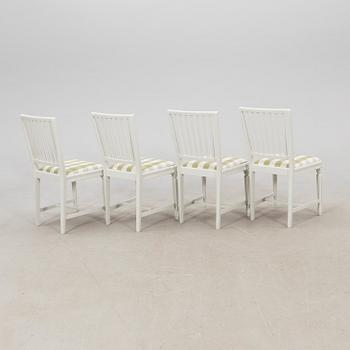 Stolar 4 st Gustaviansk stil 1900-tal.