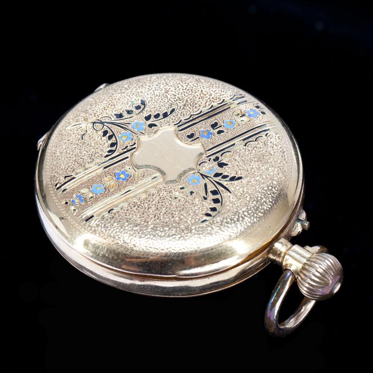 FICKUR, 18K guld, 1900-talets början/första hälft.