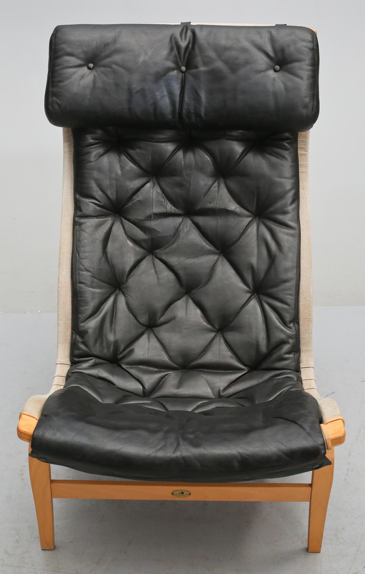 FÅTÖLJ, "Pernilla", Bruno Mathsson, Dux, 1900-talets andra hälft.