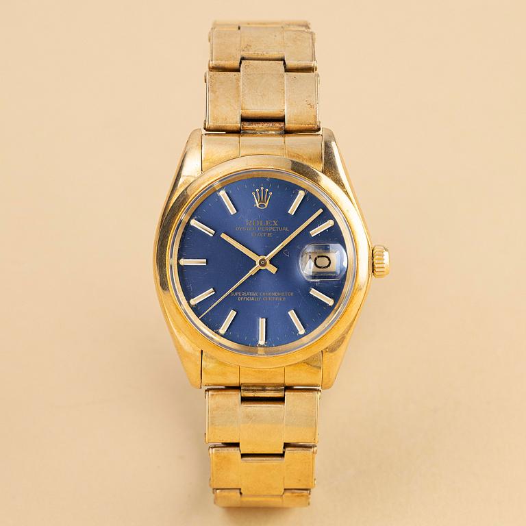Rolex, Date, "7205 riveted bracelet", ca 1974.