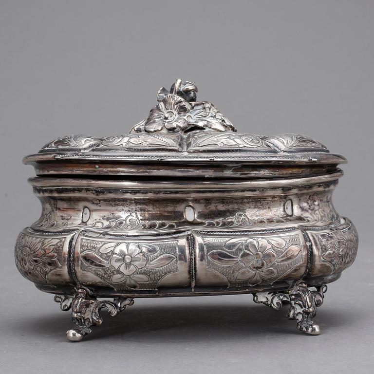 SOCKERSKÅL, silver, 1932, vikt ca 268 g.