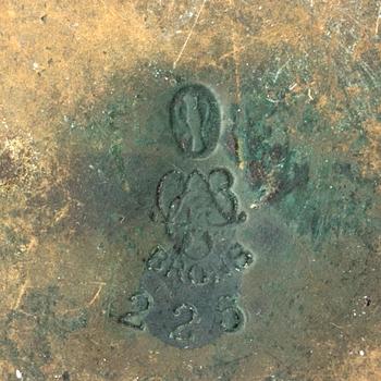 Two bronze vases from GAB in Stockholm, 1930s.