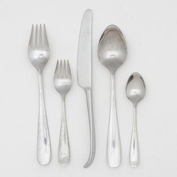 Vivianna Torun Bülow-Hübe, Cutlery service 'Vivianna', 30 pieces, Georg Jensen, Denmark.