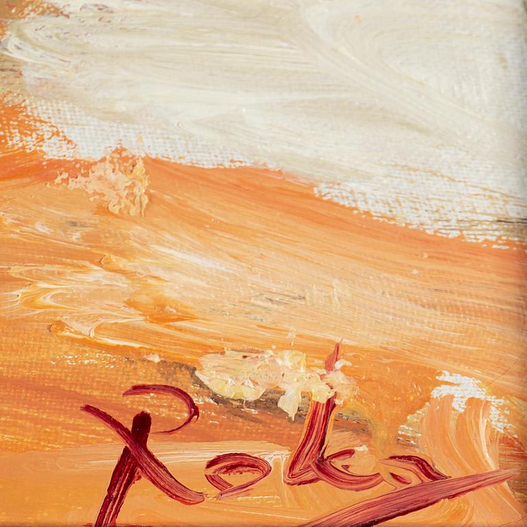 CHARLES ROKA, oil on canvas, signed.