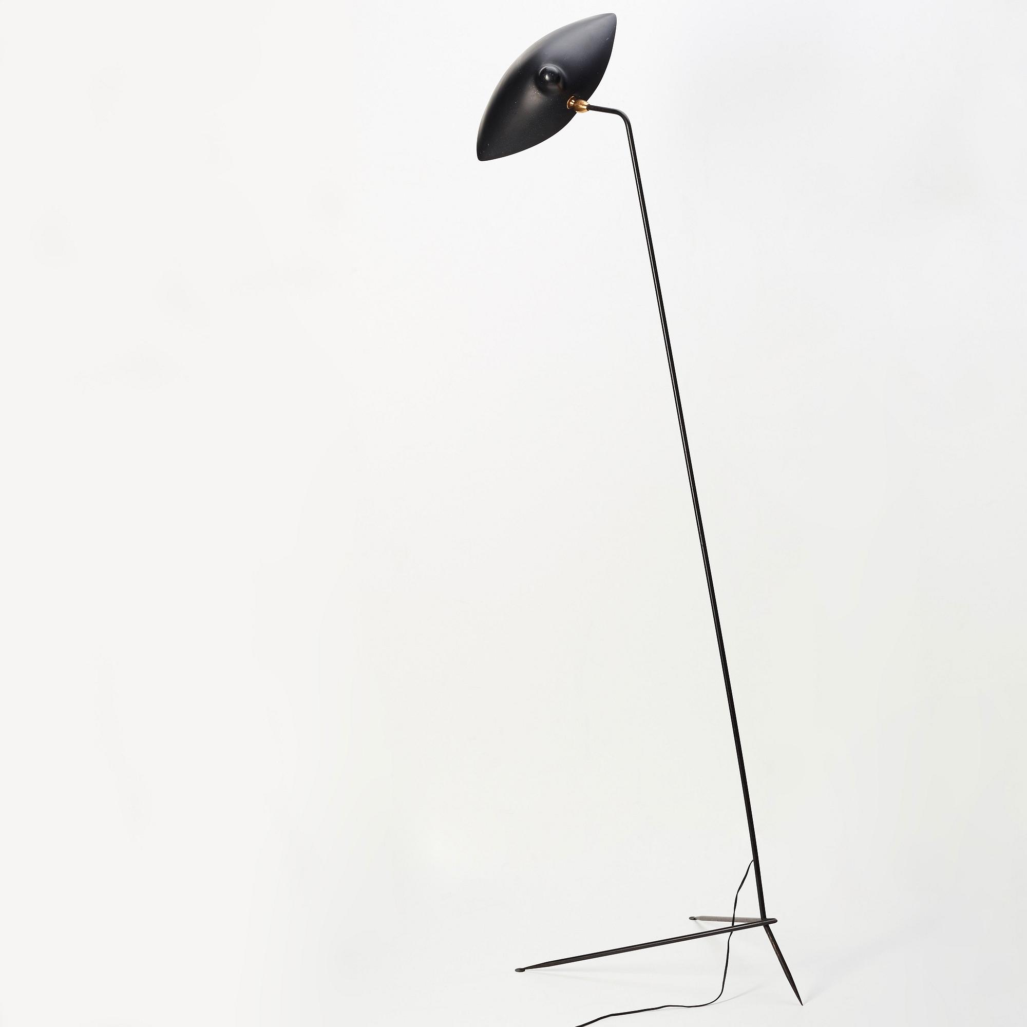 SERGE MOUILLE, a floor lamp, Ateliers Serge Mouille, France ca 1953.